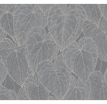 Papier peint à motif de feuilles