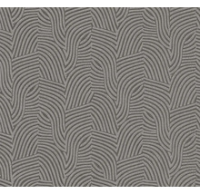 Papier peint à motif géométrique composé de lignes courbes et droites