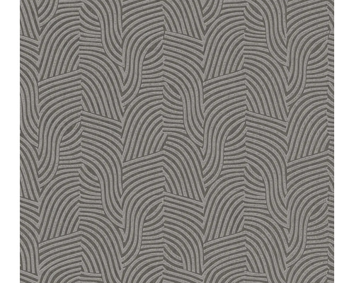 Papier peint à motif géométrique composé de lignes courbes et droites