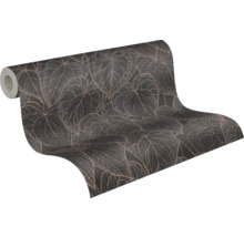 Rouleau de papier peint à motif de feuilles