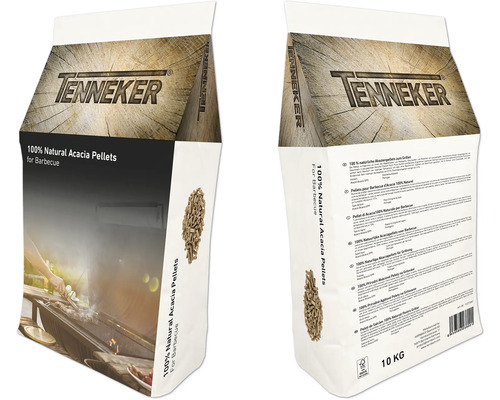 Pellets d''acacia Tenneker pour barbecue, paquet de 10 kilogrammes
