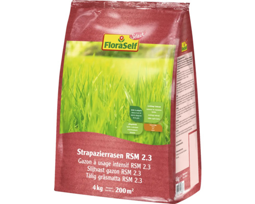 Strapazierrasen FloraSelf Select RSM 2.3 4 kg / 200 m² FloraSelf Strapazierrasen RSM 2.3 für circa 200 Quadratmeter