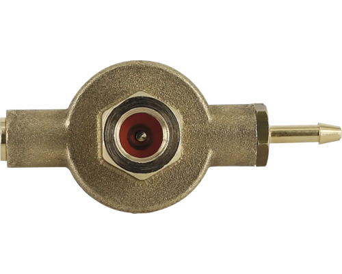 Raccord de distribution en laiton avec trois raccords pour installations