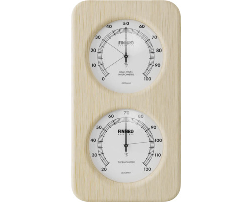 Finnro Thermometer und Hygrometer für die Sauna