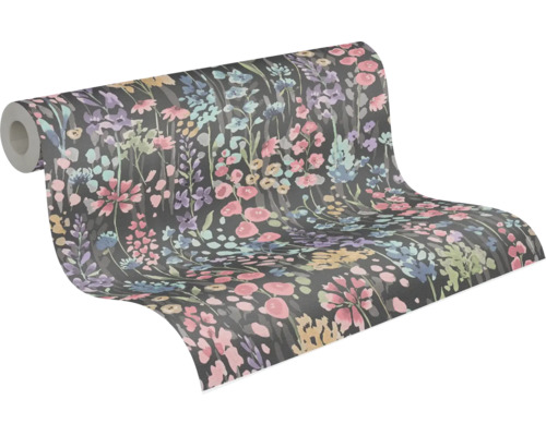 Rouleau de papier peint à motif floral