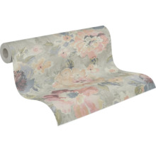 Tapetenrolle mit Blumenmuster