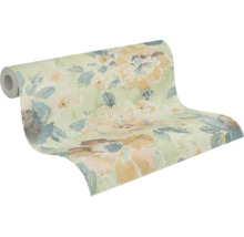 Tapetenrolle mit Blumenmuster