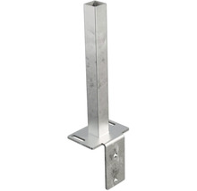 Pfostenhalter aus Metall mit quadratischem Pfosten