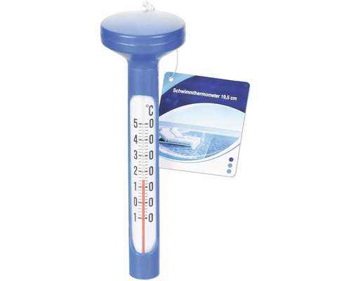 Schwimmendes Poolthermometer mit Grad Celsius Anzeige