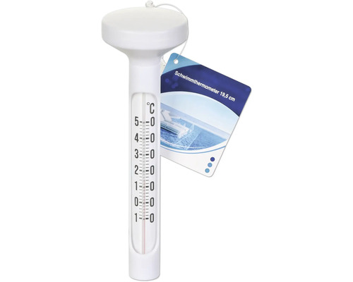 Schwimmbadthermometer aus Kunststoff, 19,5 cm