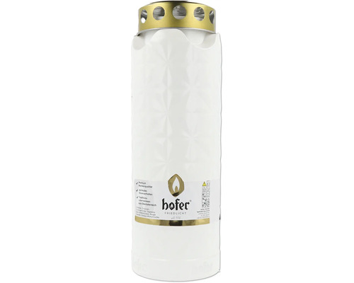 Lumière tombale avec couvercle doré