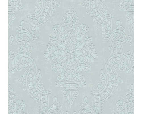 Vliestapete 39765-3 Pure Elegance Barockornament hellgrau glänzend Tapete mit Ornamentmuster