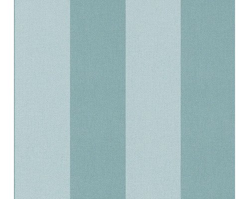 Vliestapete 3979-28 Pure Elegance Landhaus Blockstreifen türkis Tapete mit breiten Streifen