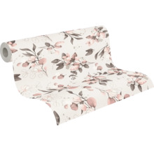 Tapetenrolle mit Blattmuster