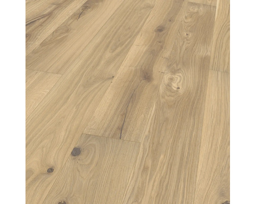 Pose de parquet en chêne clair