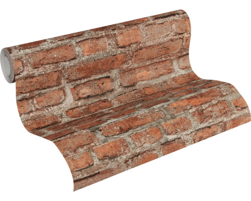 Rouleau de papier peint avec motif de briques