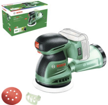 Bosch Exzenterschleifer UniversalOrbit 18V-20 mit Zubehör und Verpackung
