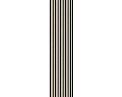 Panneau acoustique chêne plaxé sur un côté 2670 x 572 x 19 mm