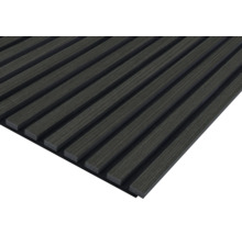 Panneau acoustique teck plaxé sur un côté 2670 x 572 x 19 mm
