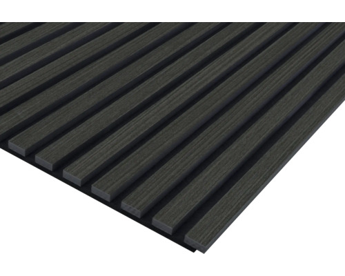 Panneau en bois avec des lattes étroites pour le revêtement mural et de plafond