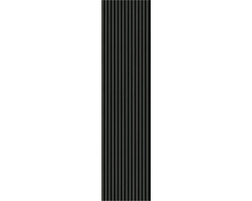 Panneau acoustique teck plaxé sur un côté 2670 x 572 x 19 mm