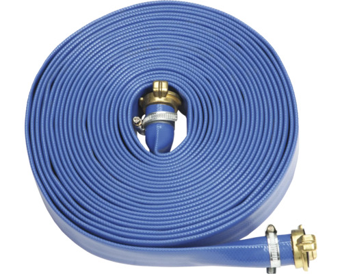 Tuyau d''irrigation plat enroulé avec raccords