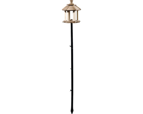 Mangeoire à oiseaux avec support pour le jardin