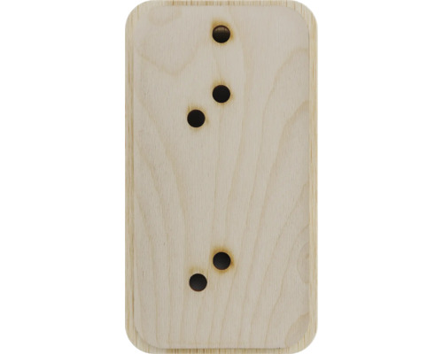 Holzbrett mit Löchern