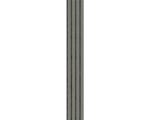 Panneau acoustique KIWI WALL Felt Grey 1380 x 195 x 10 mm Papier peint à rayures