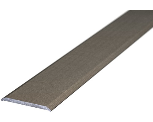 Barre de seuil aluminium acier inoxydable mat autocollant 24x2x1000 mm