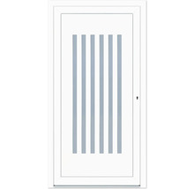 Weisse Innentür mit fünf vertikalen Streifen