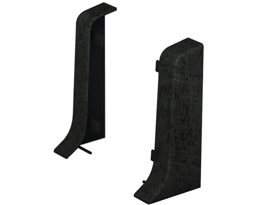 Pièces d'extrémités Prinz pour plinthe à clipser ardoise 50 mm x 22 mm
