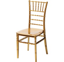 Chaise Chiavari dorée pour événements et fêtes