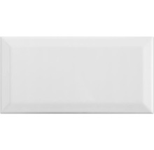 Carreau rectangulaire blanc avec bords biseautés