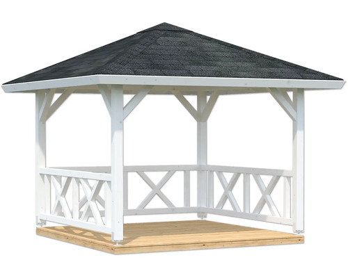 Pavillon Palmako Betty 9 m² 300 x 300 cm weiss
