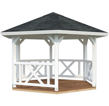 Pavillon autoportant avec toit