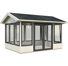 Pavillon Palmako Isabella 10,9 m² inkl. Fussboden 401 x 303 cm tauchgrundiert