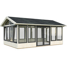 Pavillon Palmako Isabella 22,2 m² inkl. Fussboden 597 x 401 cm tauchgrundiert