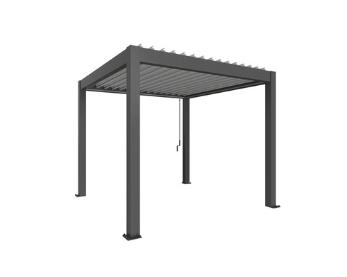 Pergola mit Lamellendach aus Metall