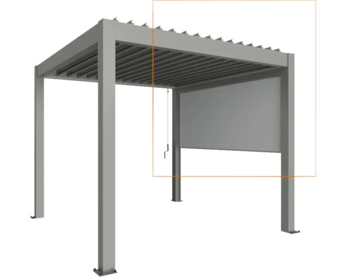 Store pare-soleil biohort 3,5 m gris quartz