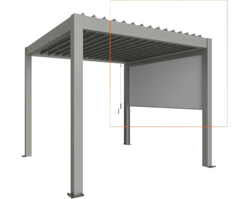 Sonnenschutzrollo biohort 4 m quarzgrau