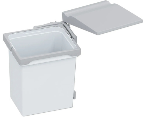 Poubelle avec couvercle basculant pour cuisines