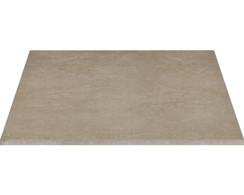 Dalle de terrasse en grès cérame fin FLAIRSTONE Borkum beige bord rectifié 59,5 x 59,5 x 2 cm