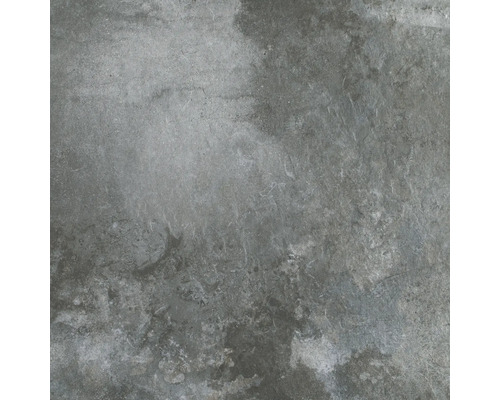 Graue Fliesenoberfläche mit leichter Struktur.