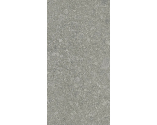 Carreau en grès cérame gris avec structure en pierre