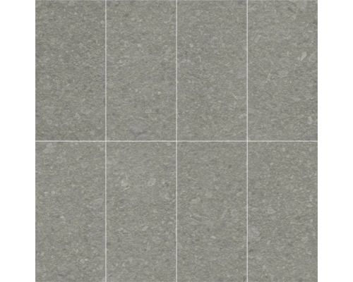 Carreaux de sol gris avec décor en pierre pour l''intérieur.