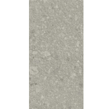 Dalle de terrasse en grès cérame fin Pebbles Light Grey 120x60x2 cm