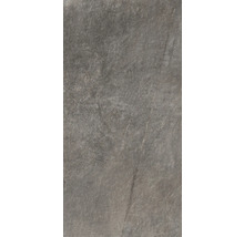 Dalle de terrasse en grès cérame fin Materic Rust 90x45x2 cm