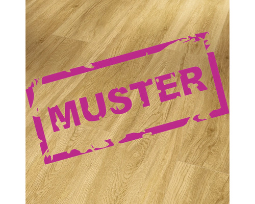 Handmuster zu Rigid Vinylboden Eiche Sierra natur Landhausdiele Klickverbindung 1209 x 225 x 5,3 mm Muster eines Laminatbodens