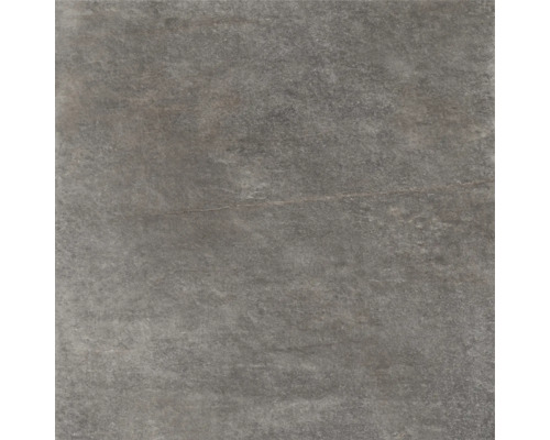 Dalle de terrasse en grès cérame fin Materic Rust 90x90x2 cm Carreau de sol gris avec texture de pierre